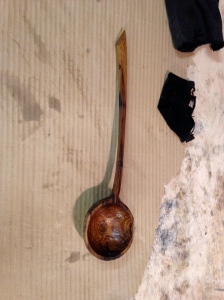 Spoon 5 carved by Tom at 3 restorers London